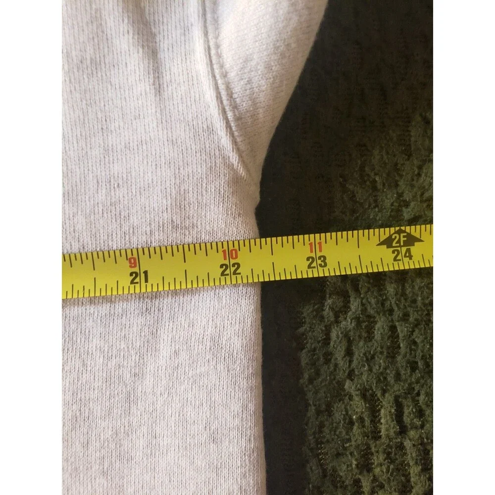 Vintage US Army Fleece Crewneck Pullover Sweater Mens LARGE Made in USA 80s 90s